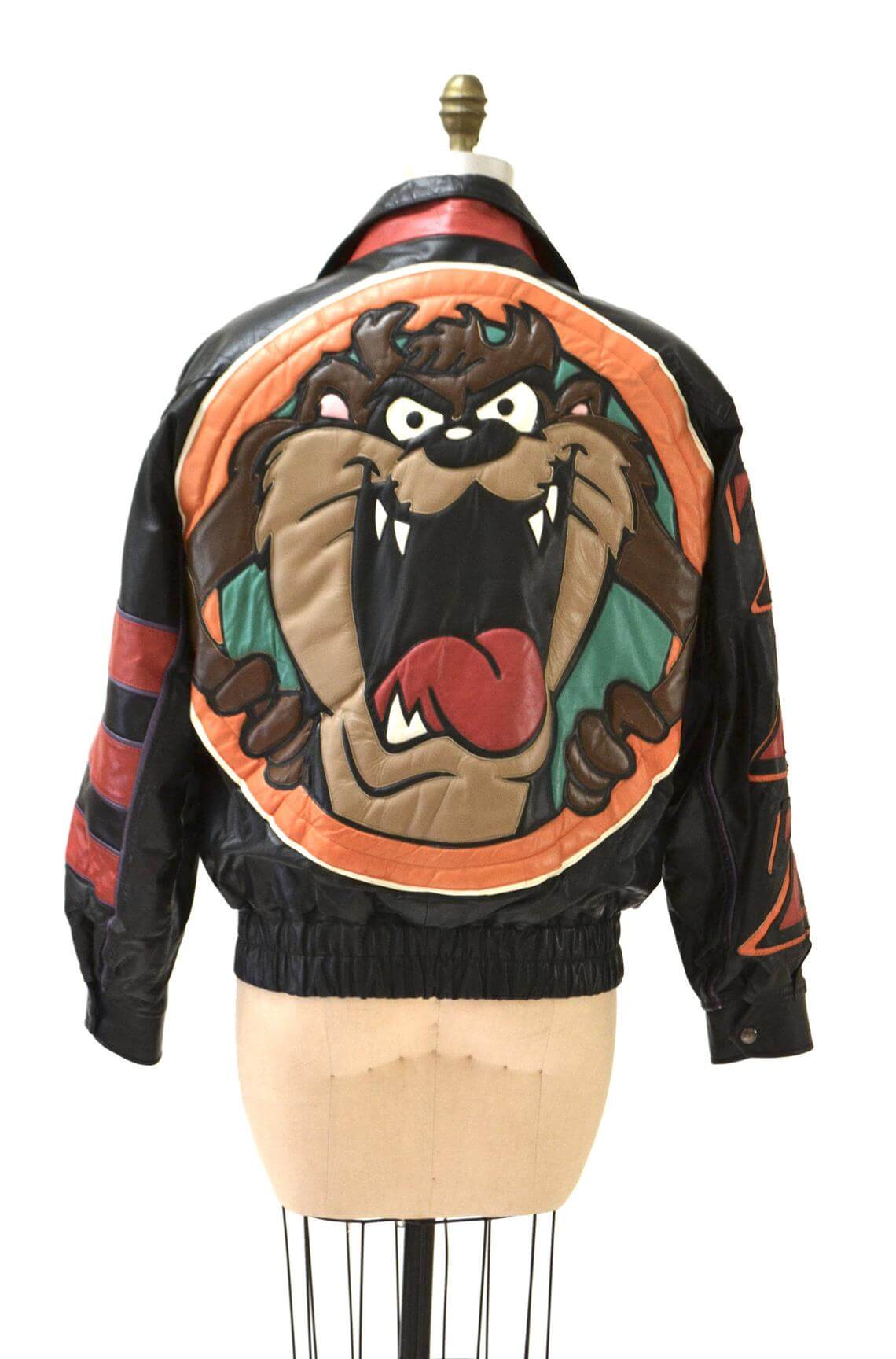 Vintage Taz Looney Tunes Jeff Hamilton Leather Jacket Jackets Maker