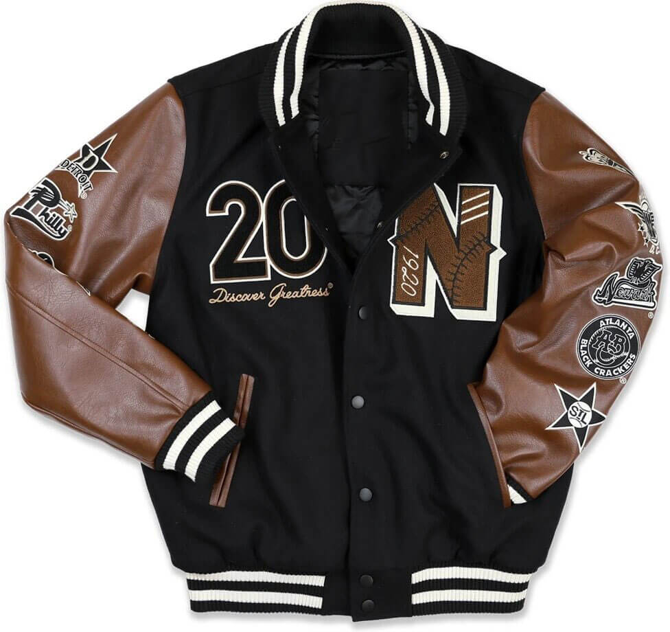 black baseball jacket