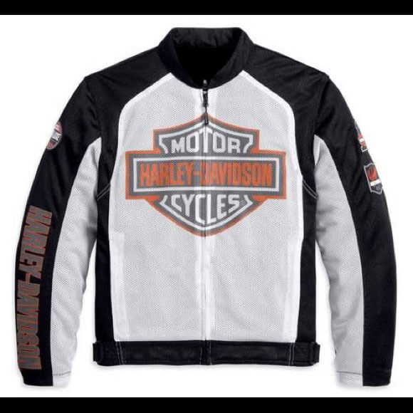 harley davidson men's mesh riding jacket